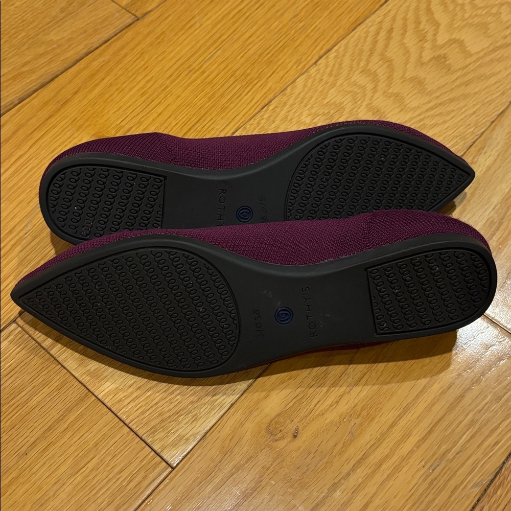 Rothy’s The Point flats in Cabernet Sz 7.5 - Picture 7 of 12